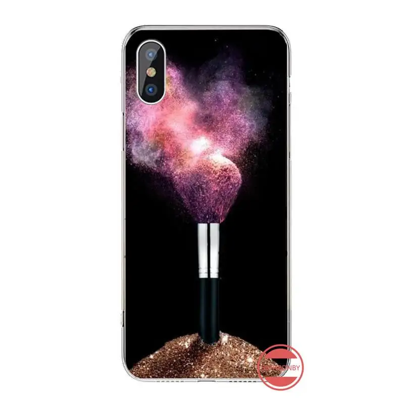 

Girl's makeup brush painting beautiful pattern Phone Case For iphone 12 5 5s 5c se 6 6s 7 8 plus x xs xr 11 pro max