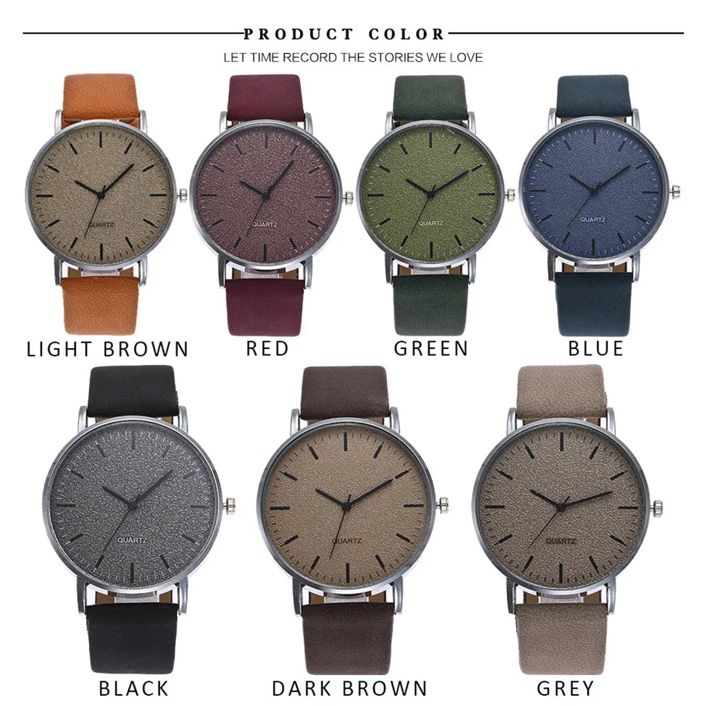 

Fashion new ladies watch solid color leather casual watch luxury simulation quartz star watch holiday gift 50*