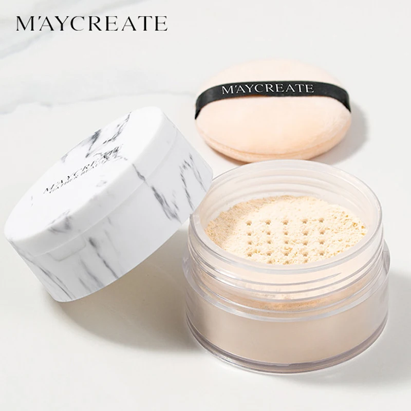 Мраморный банан роскошная рассыпчатая пудра для дыхания отбеливающая контроль