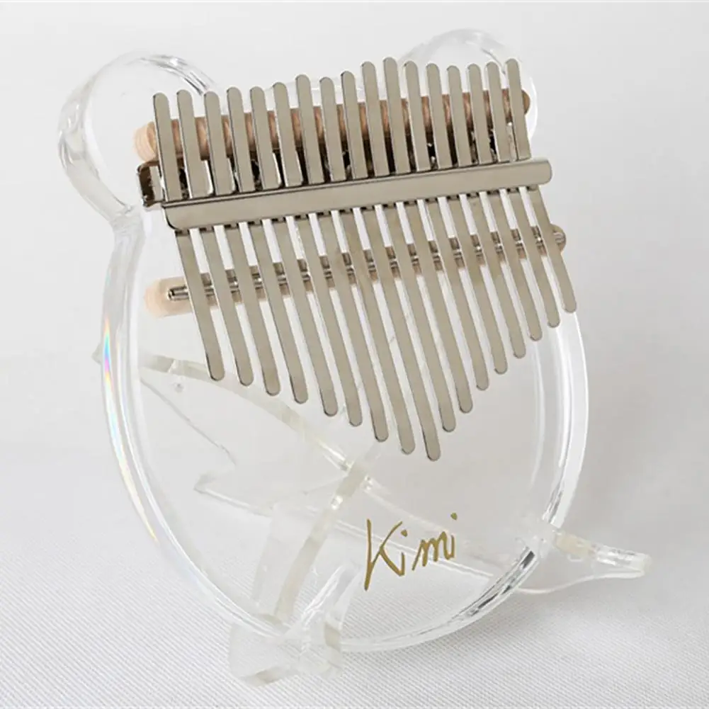 

Thumb Piano Display Stand Kalimba Crystal Transparent Stand Thumb Piano Vertical Stand Dolphin Stand Keyboard Musical Instrument