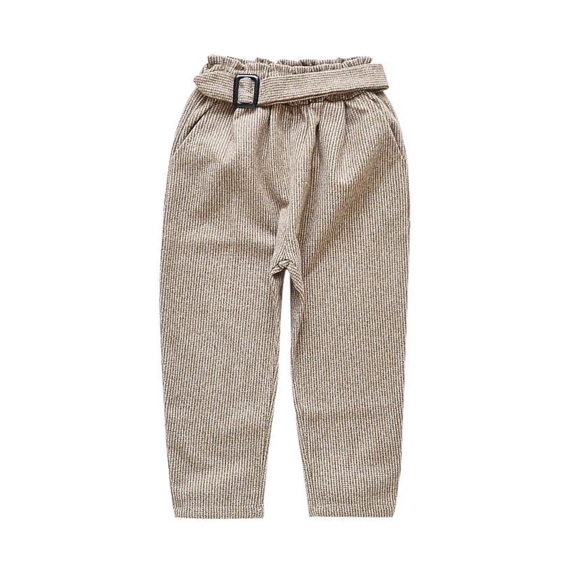 Брюки для девочек новинка 2019 высококачественные детские осенне зимние брюки в