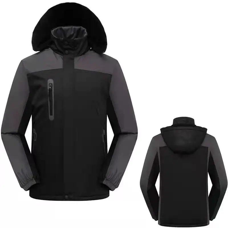 Men 2021 winter new casual warm thick waterproof jacket parkas coat men new autumn windproof outwear hat parkas jacket male