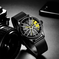2022 mens luxury watches sports car watches sport rim hub wheel wristwatch car quartz mens watches creative relogio masculino