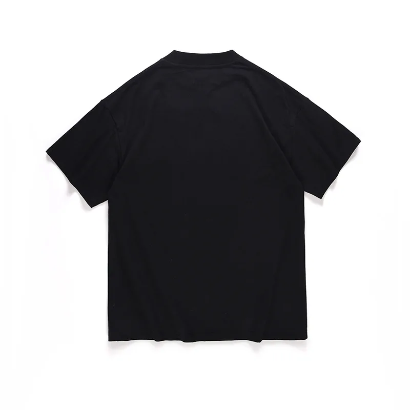 

2021 high street head print T-shirt Street loose figure head print Short Sleeve Tee men and women