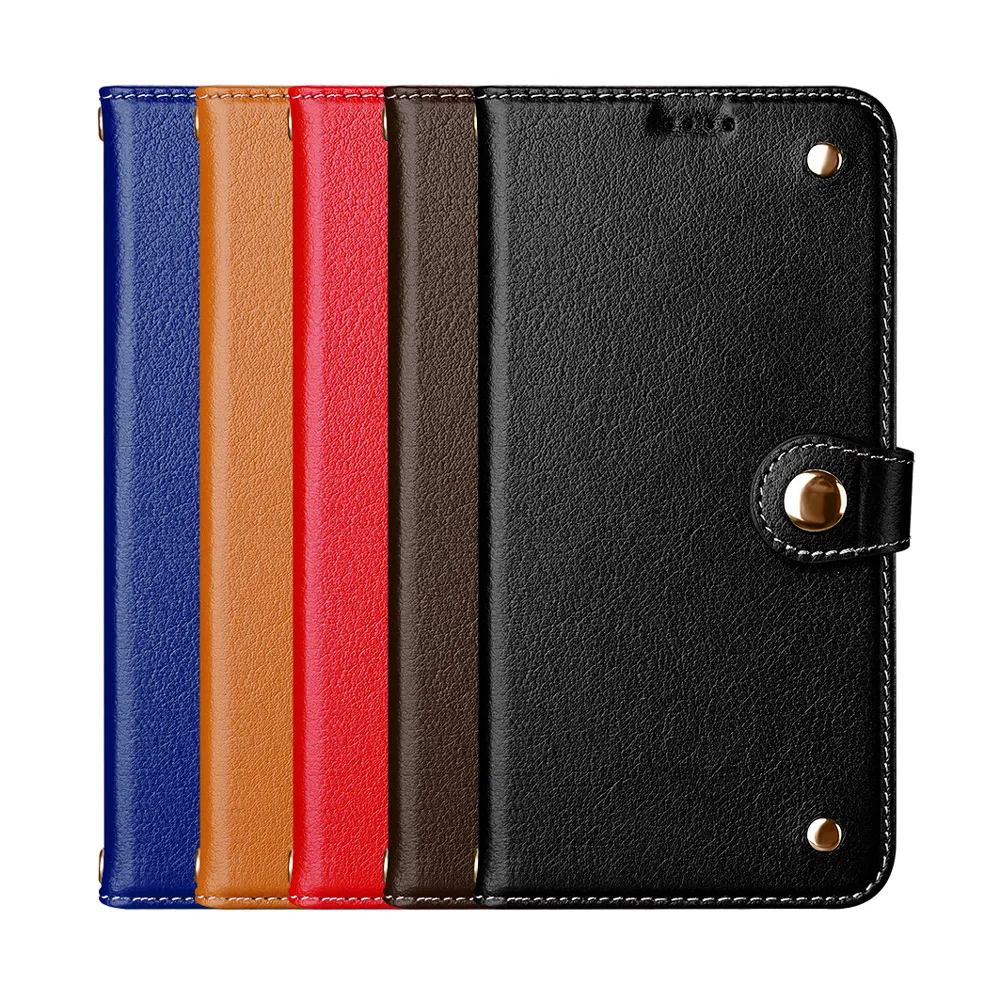 

Genuine Leather Case for iPhone 11 Pro Max Xs Max Xr X 7 8 Plus Luxury Card Slot Wallet Support Phone Cases Cover