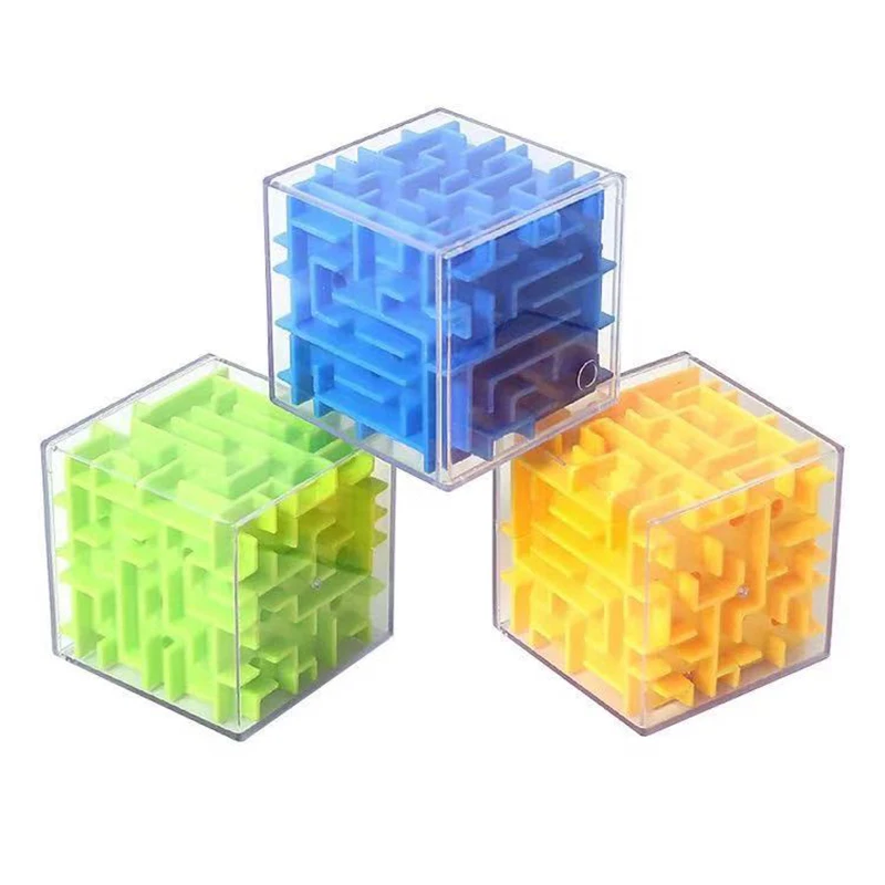 

3D Speed Cube Maze Toy Magic Cube Puzzle Games Three-Dimensional Maze Rolling Ball Magic Learning Toys For Children Adult Gifts