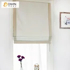 Плоские римские шторы с окантовкой бежевого цвета хаки, римские шторы на заказ, оконные шторы с цепным механизмом