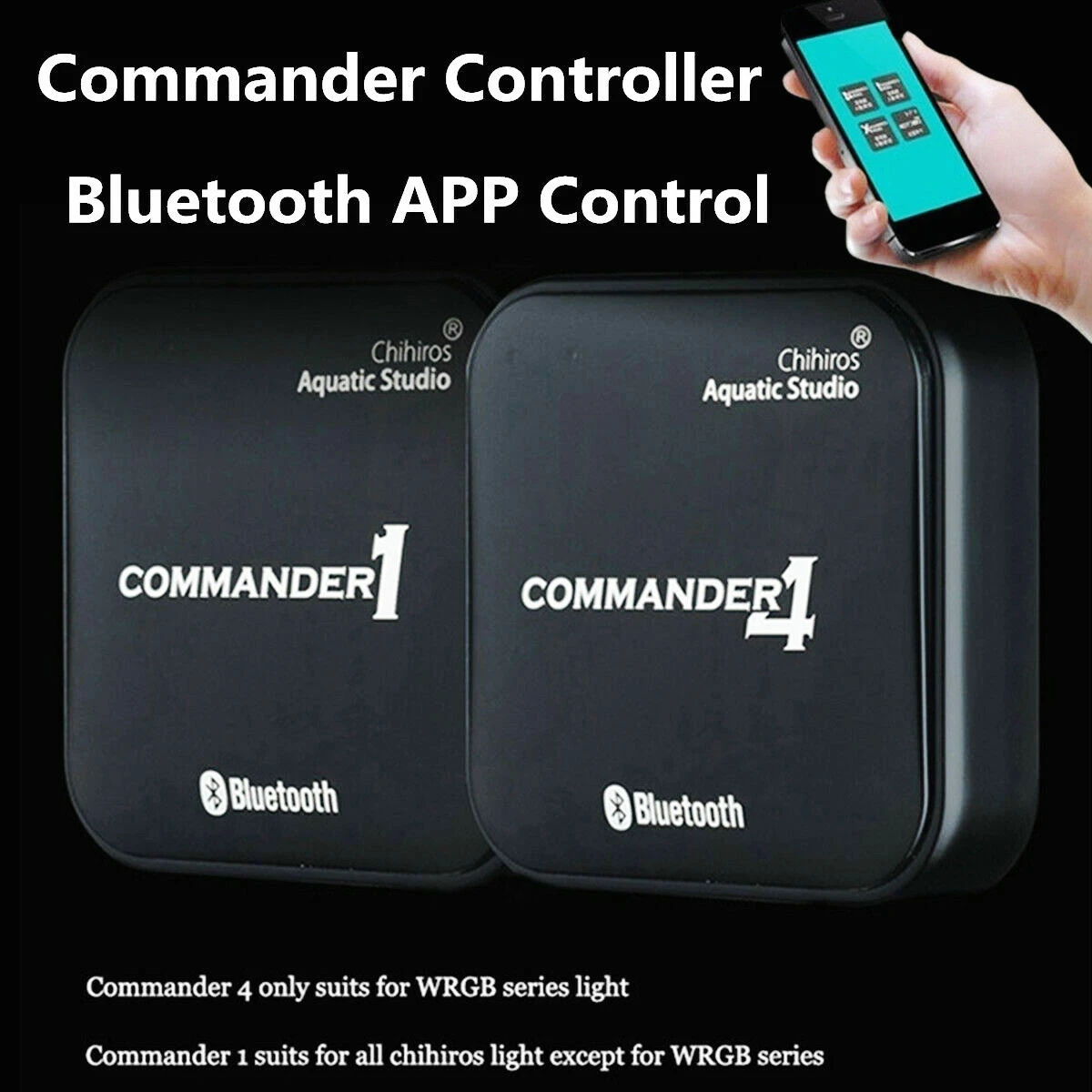 Chihiros Bluetooth светодиодный световой диммер приложение управление ler Commander 1 Commander 4 аквариумный аквариум WRGB модулятор управления светом