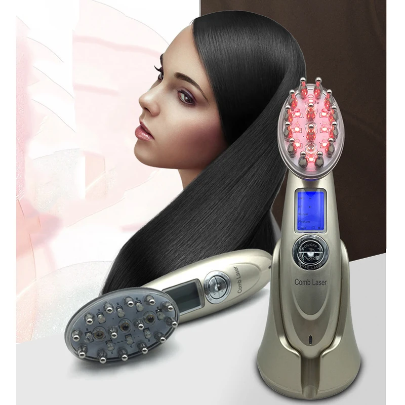 Hair-Growth Massager Micro-Current Vibration Scalp Care Anti-Hair Loss Hair Device Healthy Hair Nourishing And Solid Hair Comb