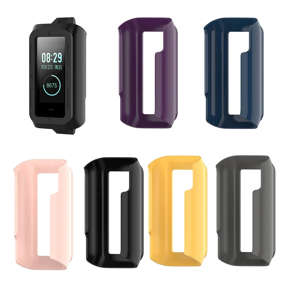 

Silicone Protective Case For Xiaomi Huami Amazfit COR 2 Smartwatch Replacement Protection Cover Shell Frame Screen Protector