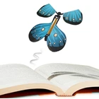 10 шт.компл. имитация летающей бабочки Резиновая лента с питанием от летающих искусств детский реквизит большой сюрприз подарок