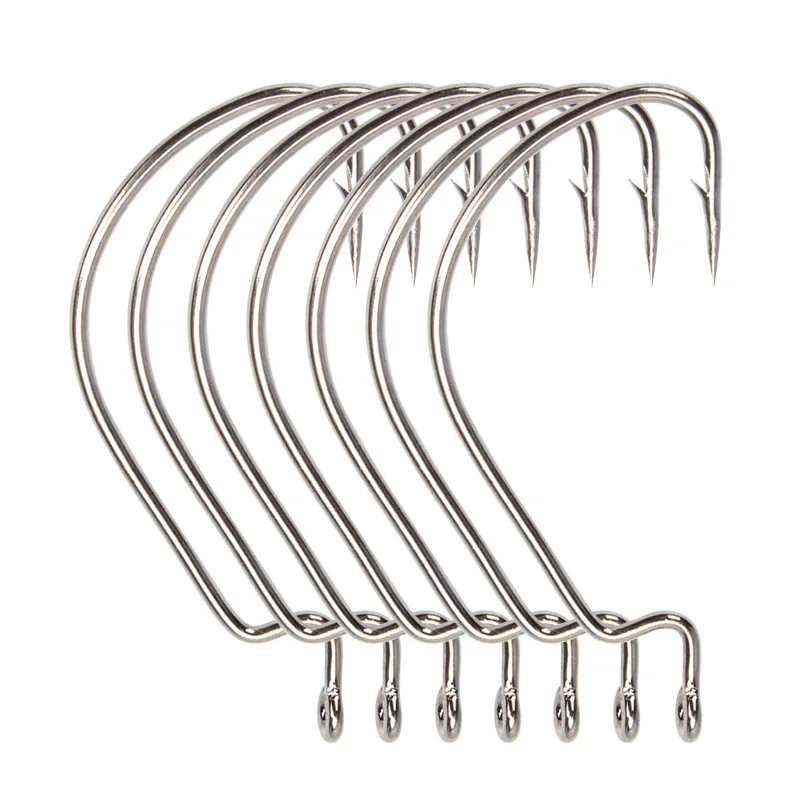 100 шт. рыболовный крючок набор из углеродистой стали широкий кривошипный