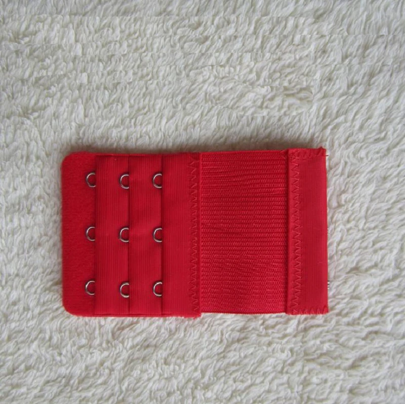 Дамы эластичный 3 крючка бюстгальтер ремень Удлинительный крюк зажим идеальная