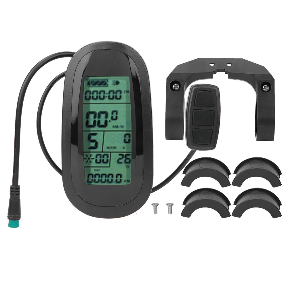 

KT-LCD6 Plastic Electric LCD Display Meter with Waterproof Connector for Bicycle Modification