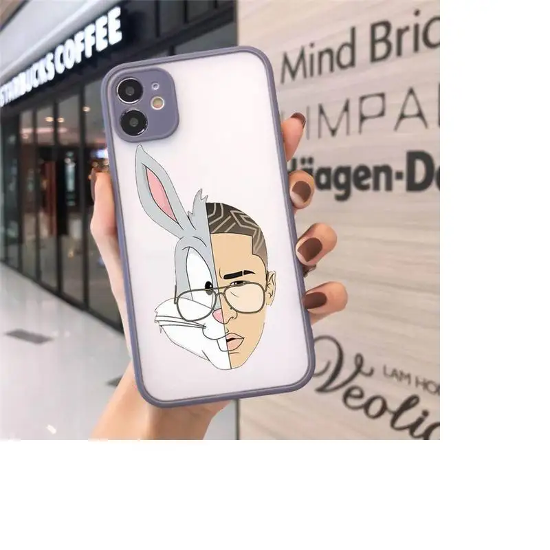 

Yo Perreo Sola Bad Bunny Maluma Phone Cases matte transparent For iphone 7 8 11 12 plus mini x xs xr pro max cover
