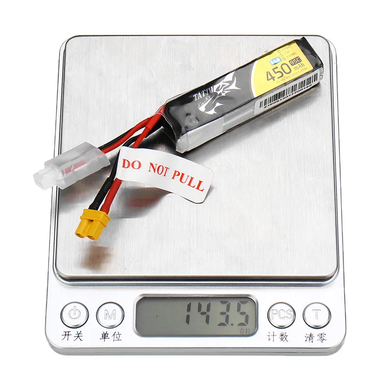 1/2/4 шт. татту 7 6 V 450 мА/ч 95C 2S HV 4 35 пакет XT30 Plug Lipo Батарея для Betafpv квадролет с