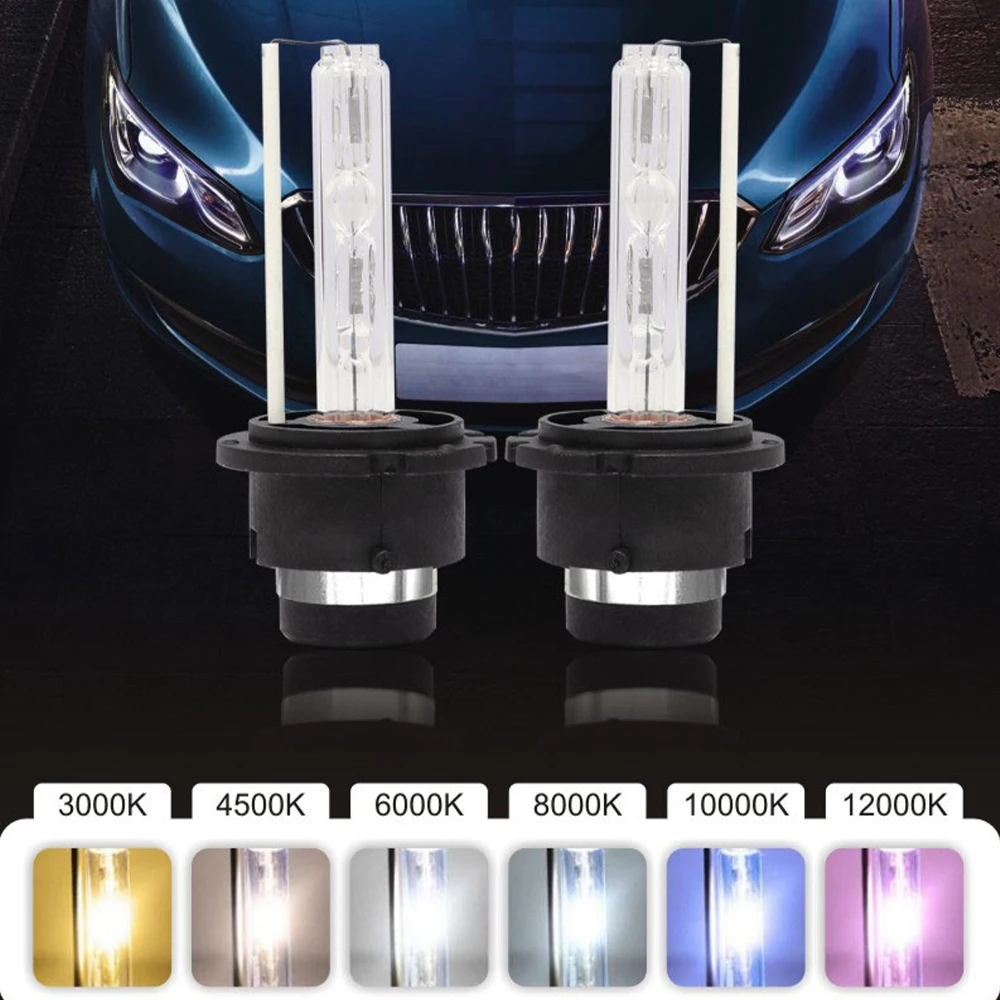 FDCHT bi luces Автомобильные фары ксеноновые лампы d2s d2r 6000k 8000k hid комплект 35 Вт