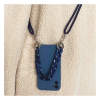 for xiaomi redmi 9a 9c 8a note 8 pro 8t 9s 9t mi 11 10 10t lite 9 simple luxury crossbody necklace lanyard chain silicone case