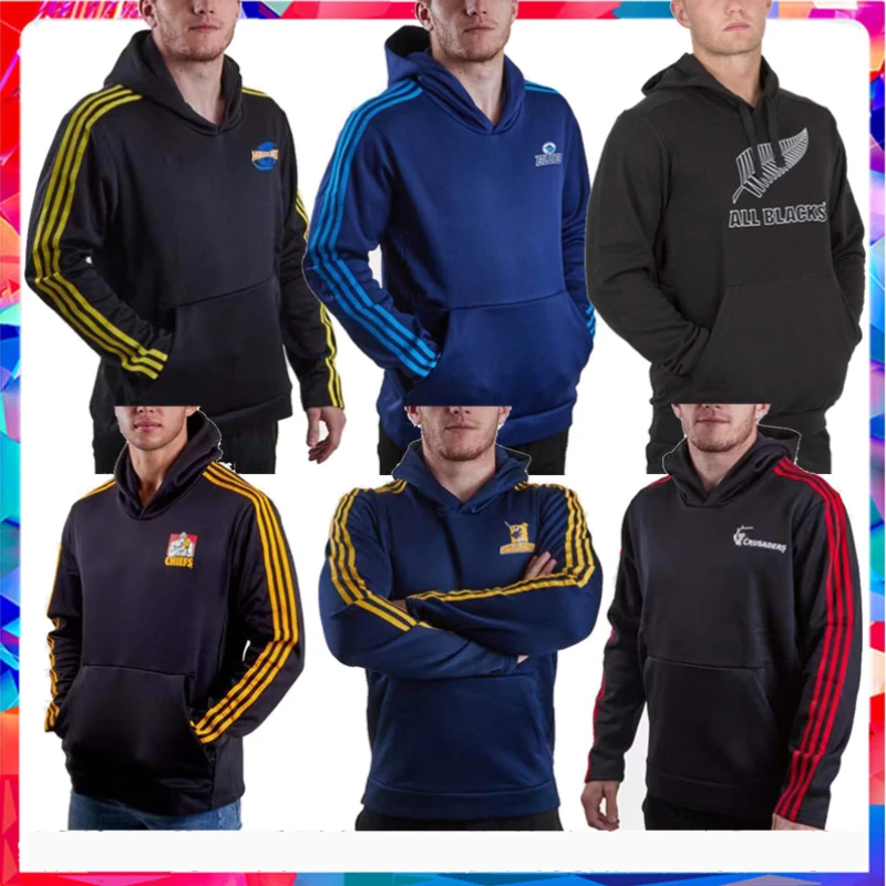 

19 20 Blues Chief All Blacks Highland Rugby Jersey Sports Fleeces T-shirt