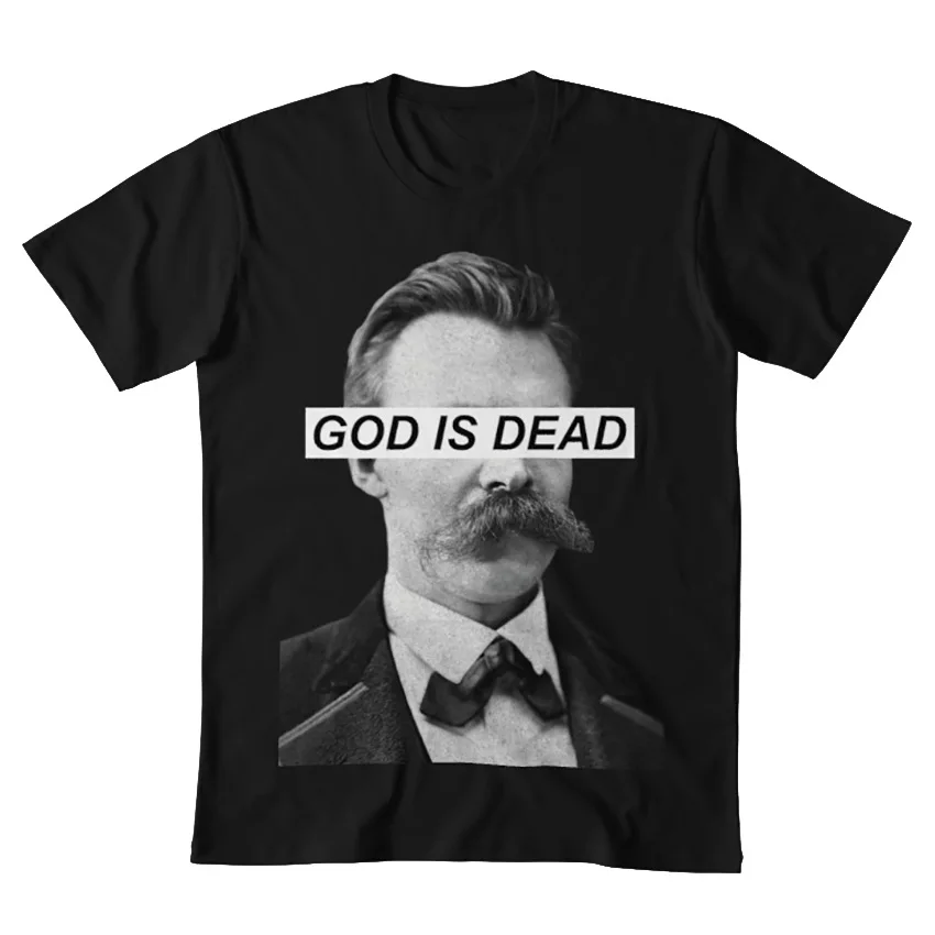 Футболка с надписью God Is Dead|Мужские футболки| |