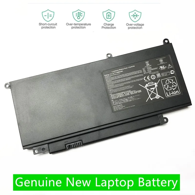 ONEVAN Original Laptop Battery For Asus 0B200-00400000 C32-N750 N750 N750J N750JK N750JV N750JV-1A N750JV-T4047H N750Y47JV-SL