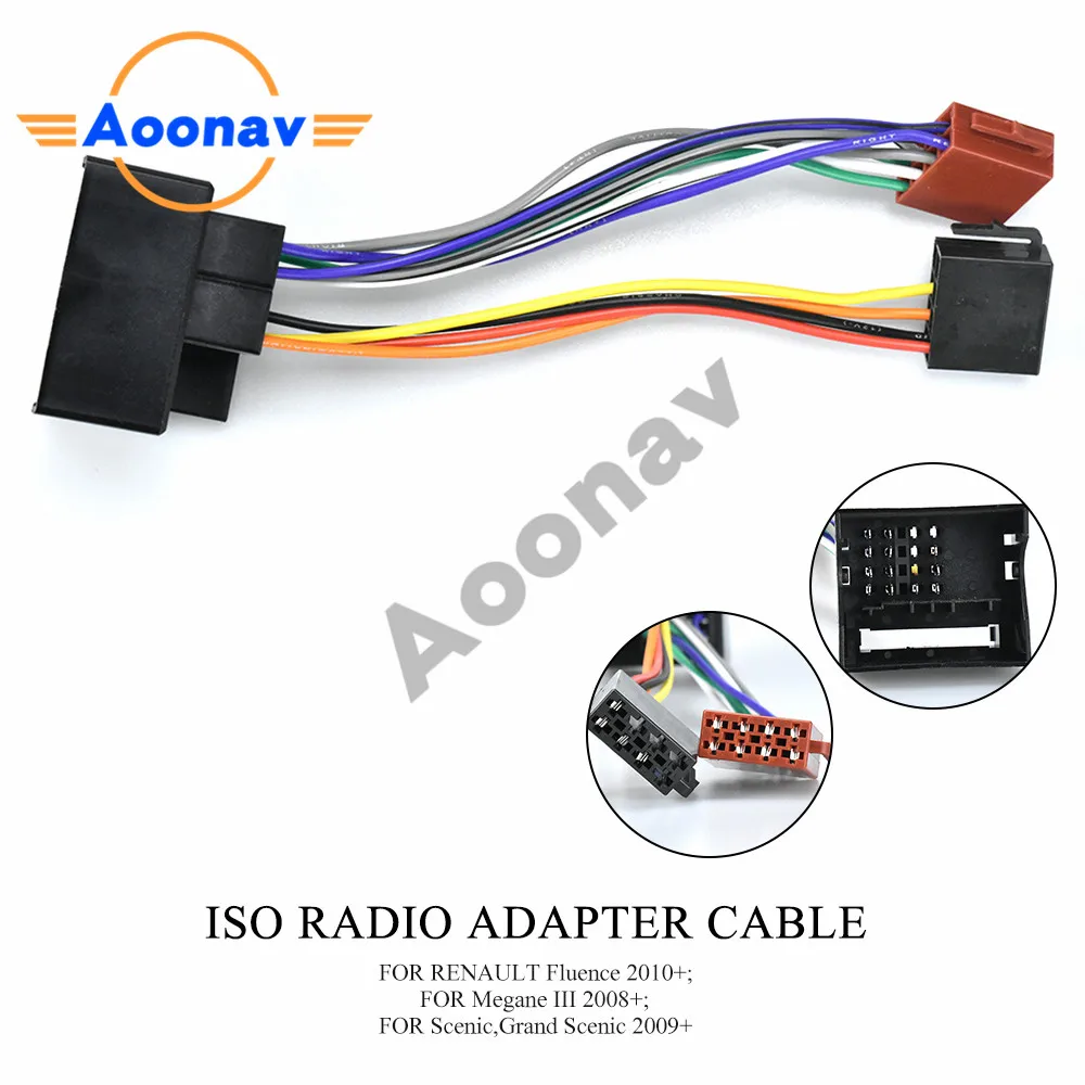 Aoonav 12 027 ISO радио для RENAULT (выберите модели всех моделей с квадратоком) Проводка F