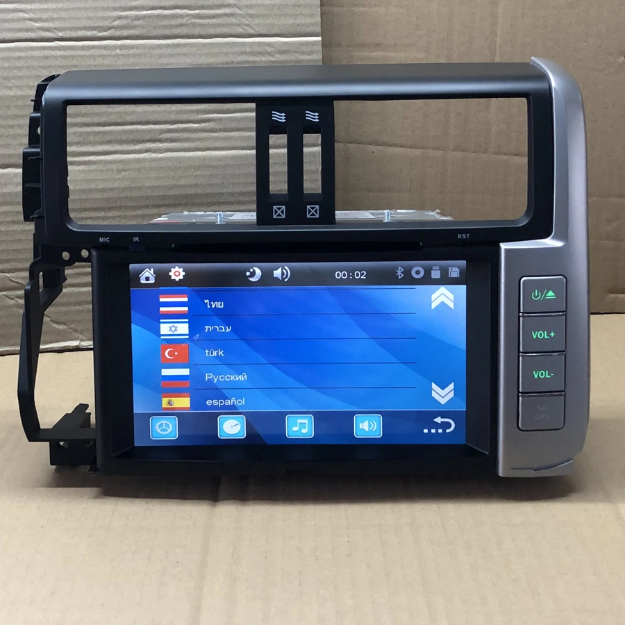 BYNCG 2Din Car DVD Player FOR TOYOTA Land cruiser prado 120 GPS Navigation in Dash PC Stereo TV gps Radio BT SD USB | Автомобили и