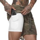 Шорты Кроссфит Мужские MMA тактические шорты тренировочные джоггеры спортивные шорты со встроенным карманом Мужская камуфляжная одежда