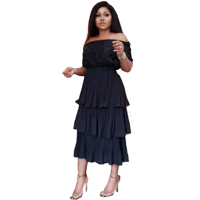 Новинка хит продаж шифоновое Плиссированное сексуальное платье без бретелек с