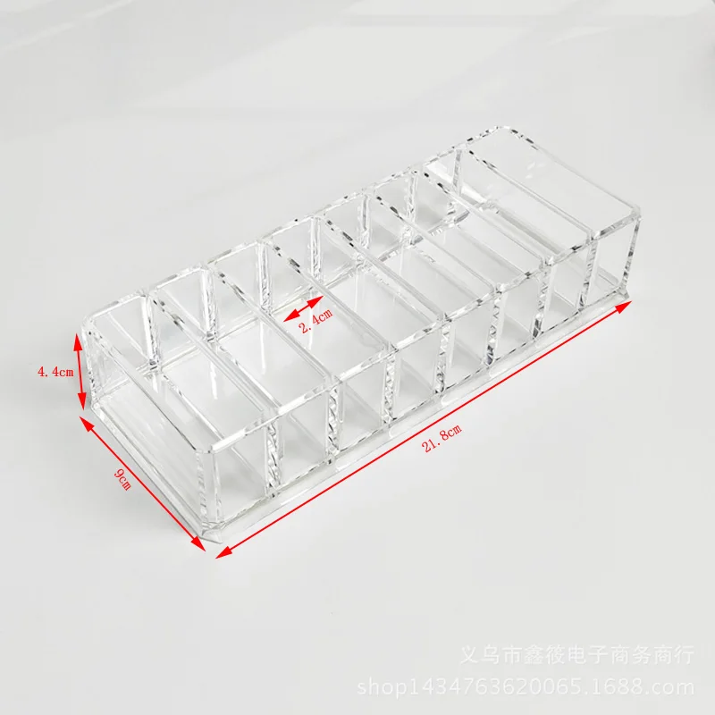 Пластиковый PS органайзер для макияжа CC Коробка Для Хранения Крема ясность