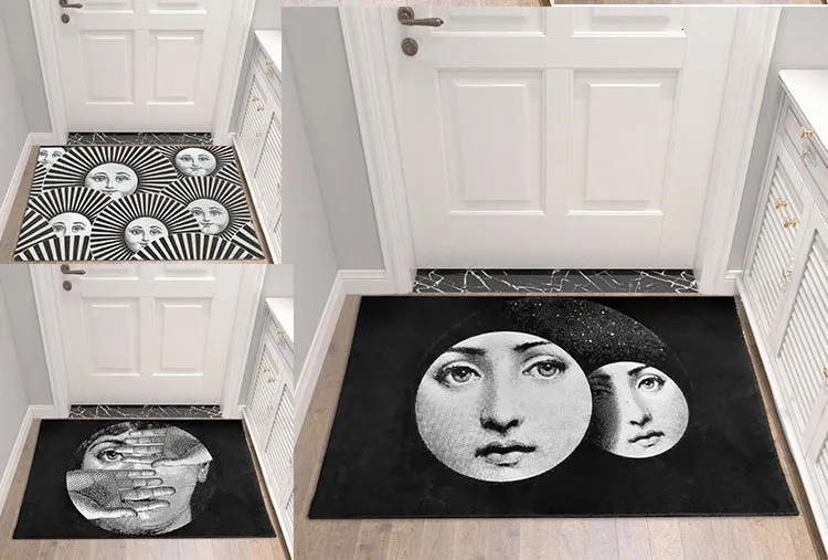 Fornasetti напольный коврик прикроватный ковер винтажный дверной коврик для входной двери Противоскользящий коврик для прихожей спальни коврик для гостиной