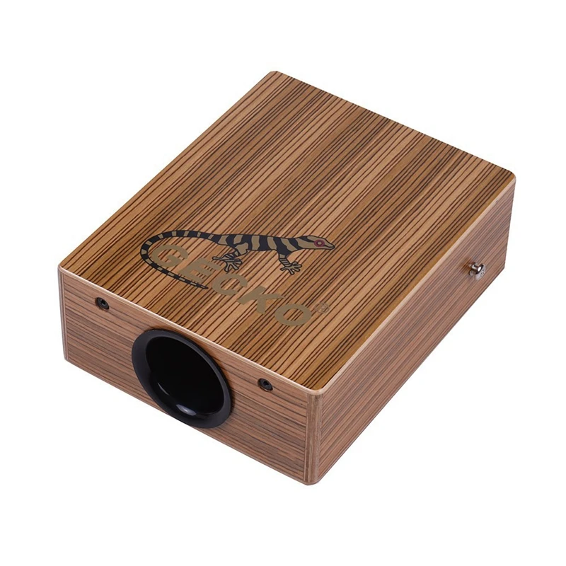 GECKO C 68Z Портативный Путешествия Cajon коробка барабан ручной Зебра Дерево уговора
