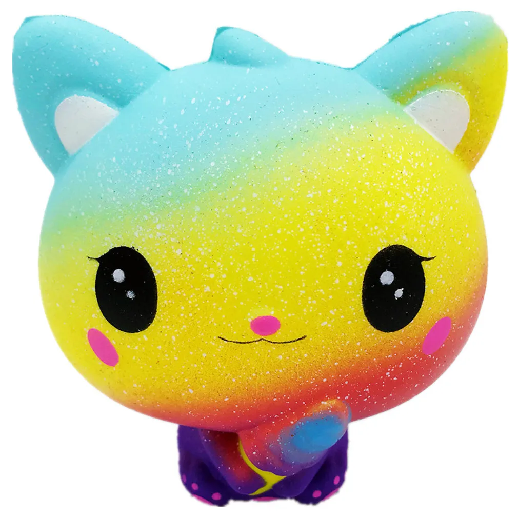 

Fidget toys Colourful Galaxy Cat Scented Charm Slow Rising Squeeze Stress Reliever Toy Stress toy squishy Antistress