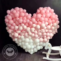 heart decoration color thickened balloon macarone latex balloons inflatable helium baloon birthday party baby toy inflation ball