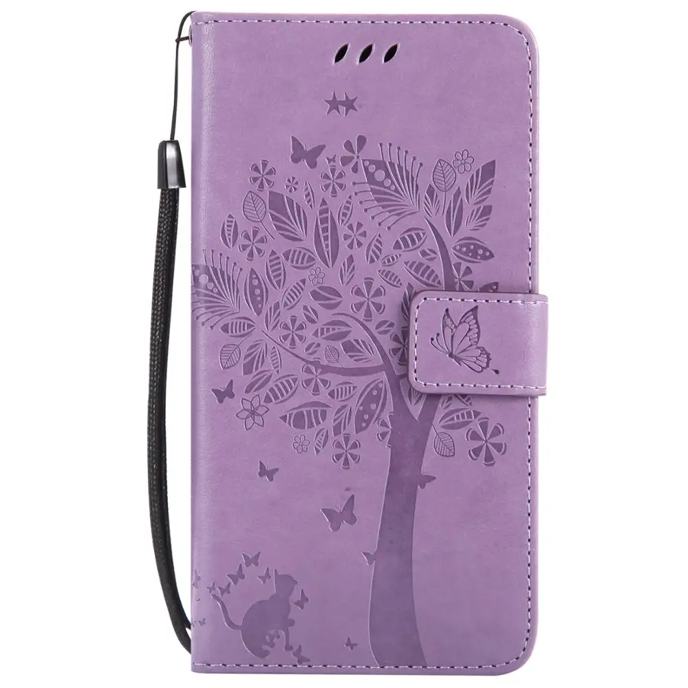 nice Cat and tree Flip Wallet Case PU Leather Phone for xiaomi Redmi 8 lite play 7 9 9se GO 9t K20 PRO cc9E cc9 A3 pro |
