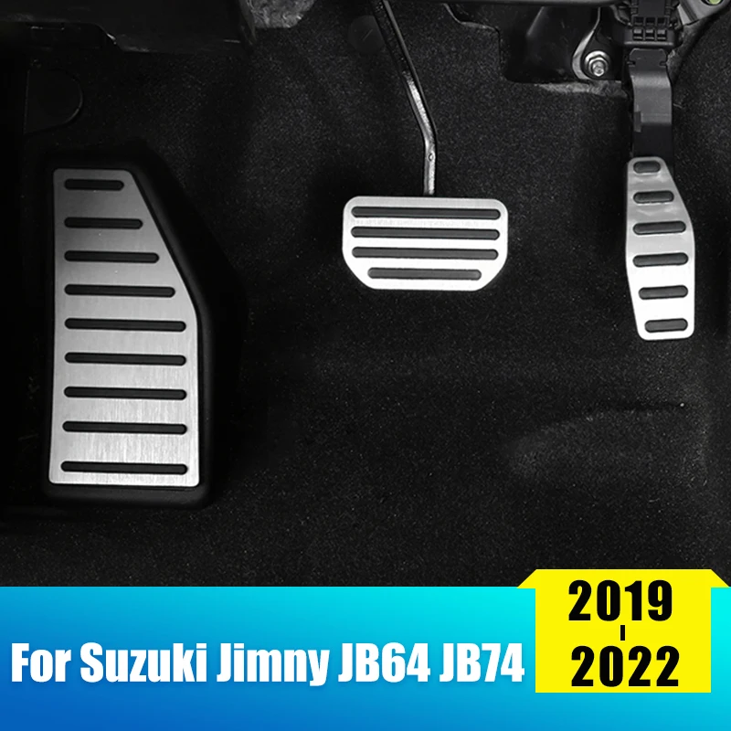 

Car Fuel Accelerator Brake Pedal Foot Rest Pedals Cover Pad For Suzuki Jimny Sierra JB64 JB74 2019 2020 2021 2022 Accessories