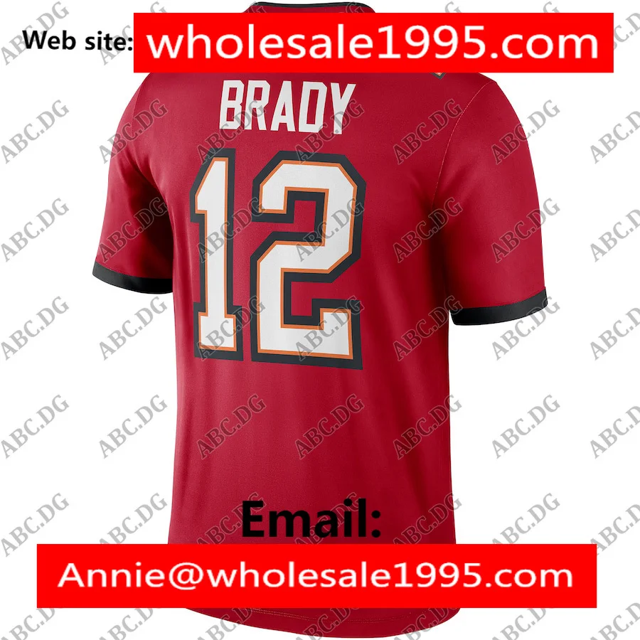 Мужские женские мужские детские молодежные Джерси Tampa Bay Tom Brady Red Legend|Униформа для