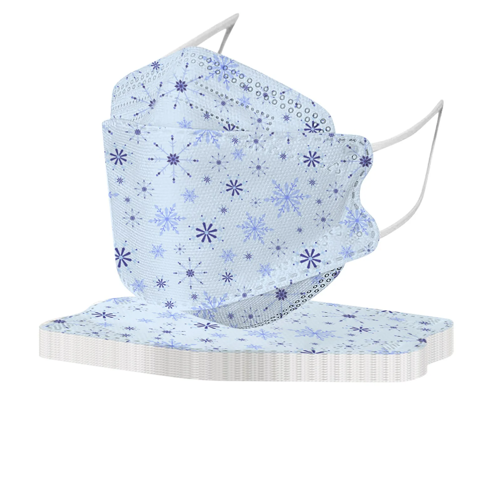 

10pc white Face Mask Red Mouth Masks Dustproof Mask 3ply Ear Loop Anti-pm2.5 Masks Mascarilla Halloween Cosplay