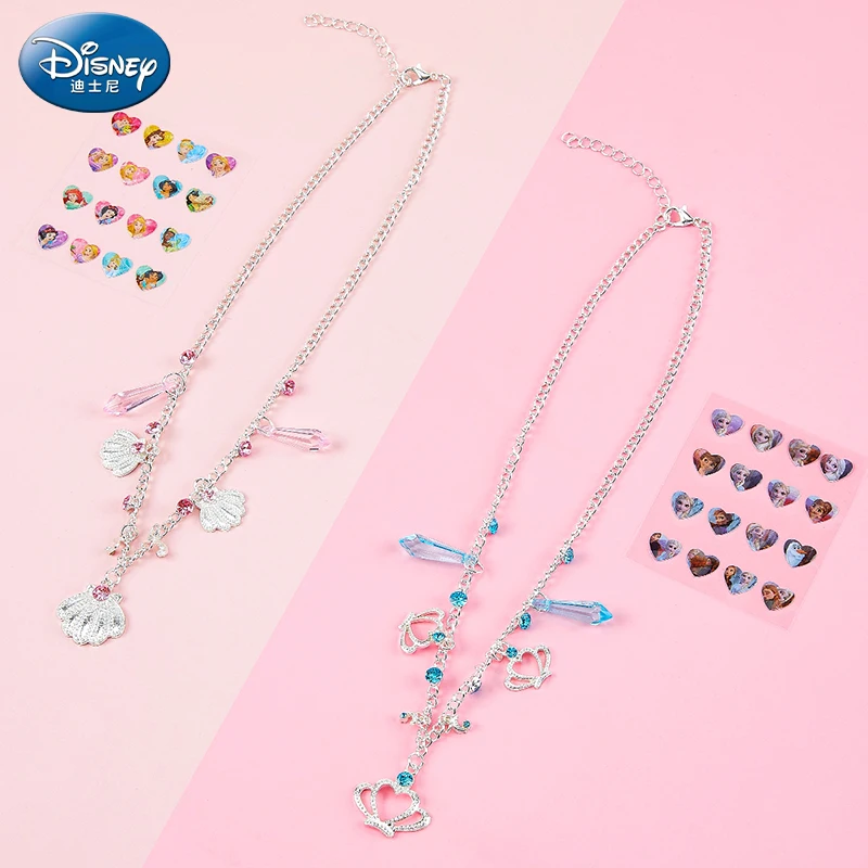 Мультяшное ожерелье Холодное сердце 2 Эльза и Анна детские игрушки для макияжа
