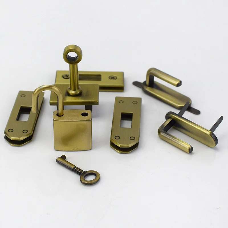 Brass 1 комплект(7 шт.) Meetee металлическая сумка для устройств и деталей Женская сумочка застежка замок Пряжка DIY обувь часть кожевенное ремесло 4 цвета - Цвет: Brass