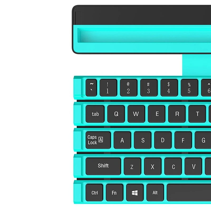 

Folding Bluetooth Keyboard Wireless 64-Key Scroll Mini Keyboard Portable Scroll Design Keyboard