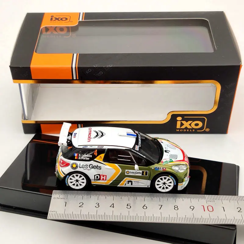 IXO 1: 43для Citroen DS3 R5 #4 Rallye Du Condroz Huy 2016 RAM653 литая под давлением модель автомобиля