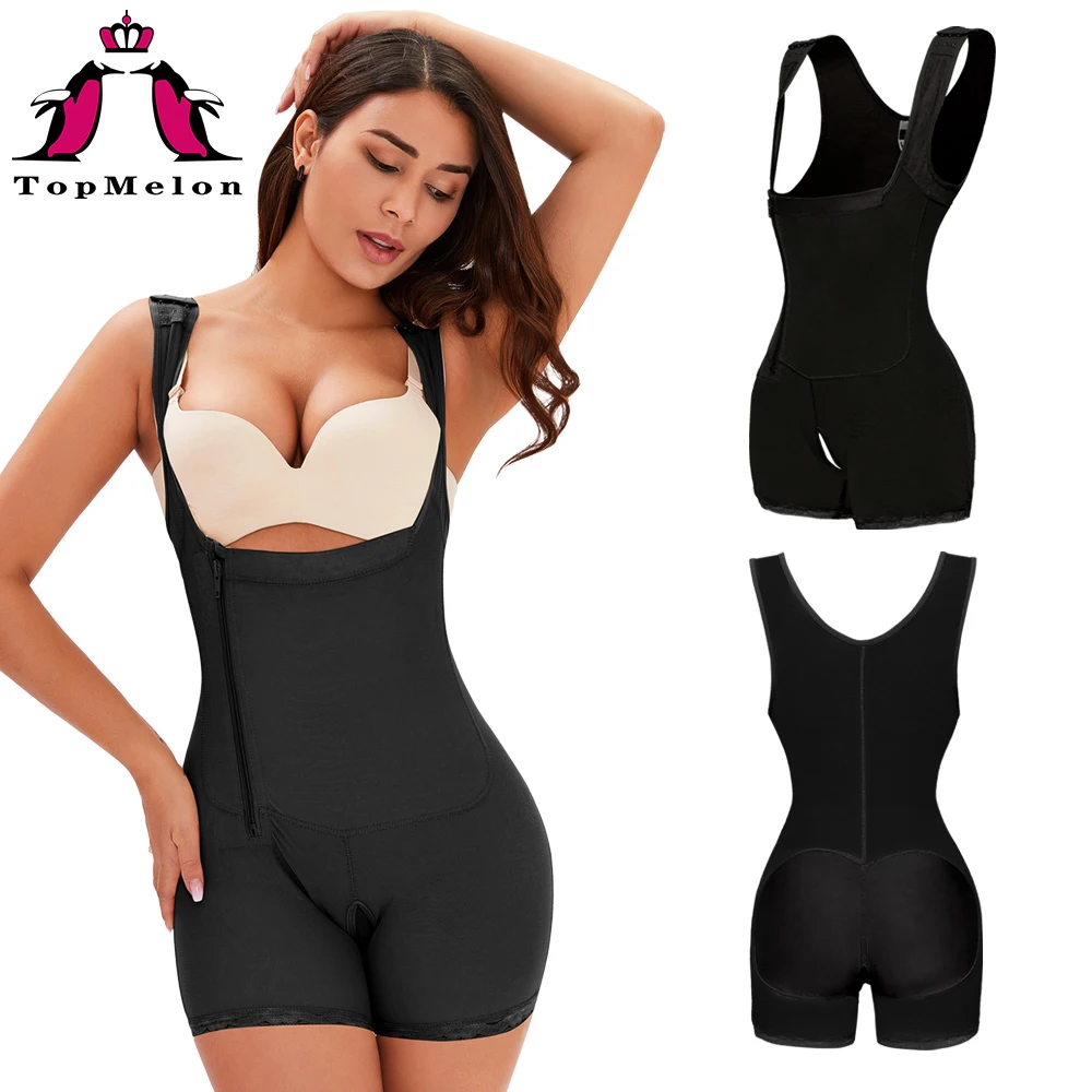 Для женщин корсет Корректирующее белье с высокой талией на молнии со сборками