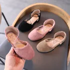 Детские замшевые сандалии принцессы, летняя пляжная обувь для маленьких девочек 3 4 5 6 7 8 9 10 11 12 лет, 2021