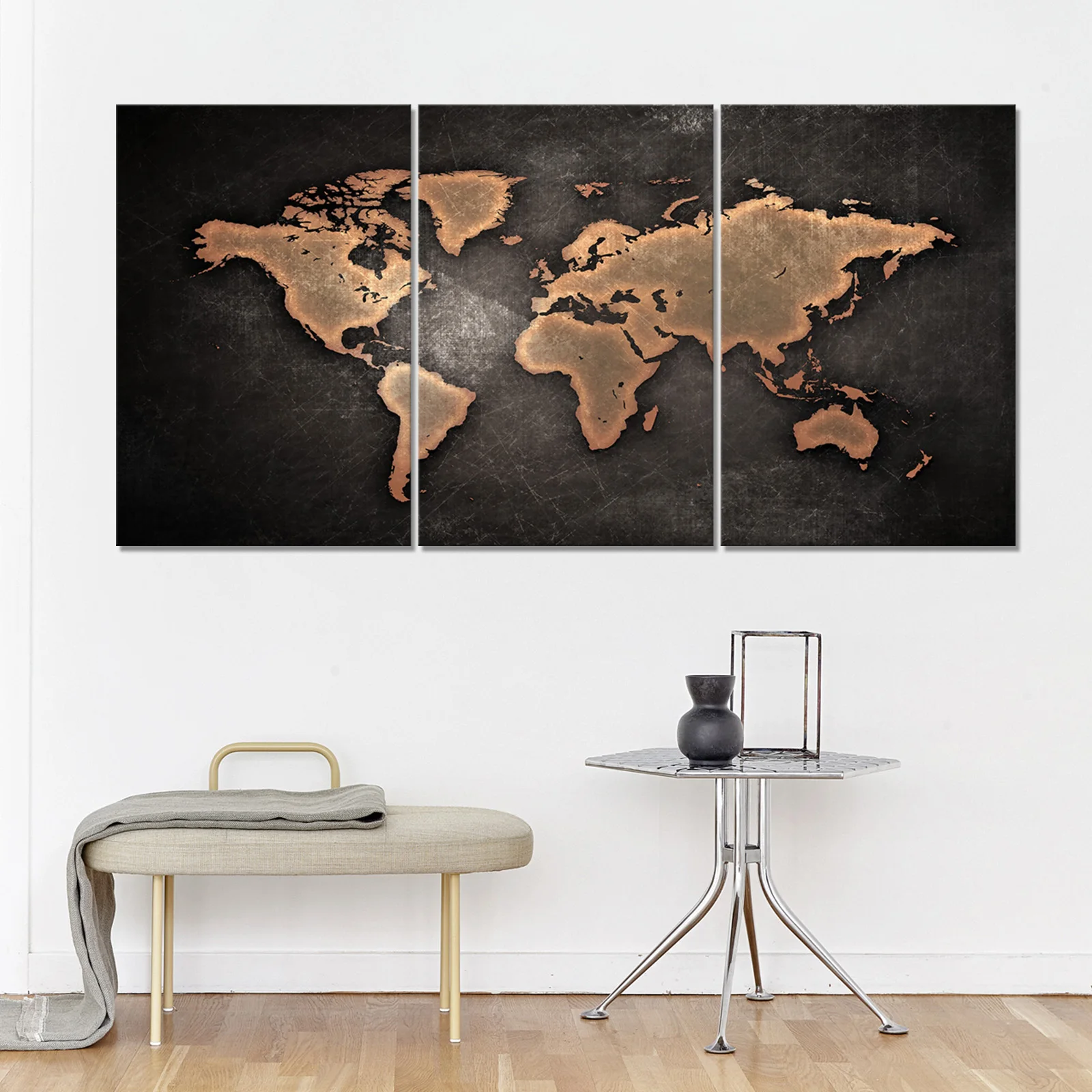 

Модульная картина, печатный плакат на холсте, 4 шт., винтажная Континентальная картина для гостиной, украшение для дома, Настенная картина, р...