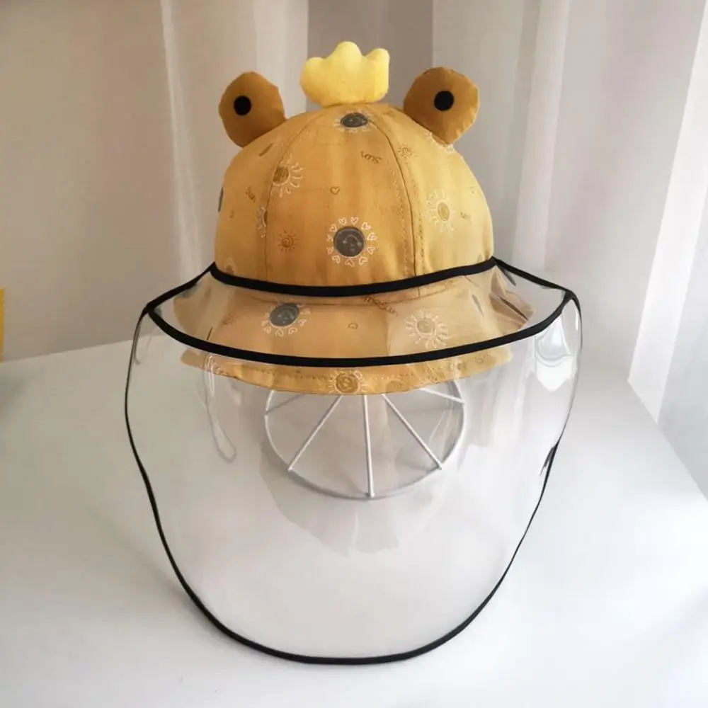 

NEW Fashion Children Anti-fog Cap Baby Sun Dust Shading Fisherman Anti Dust Cover Full Face Eye Protect Hat Mask hot sale