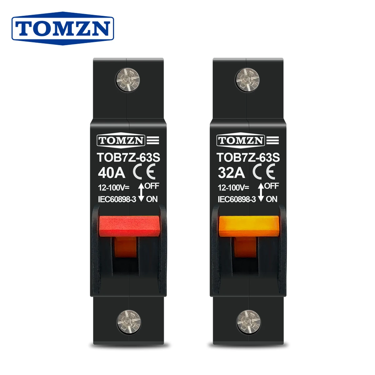 Гидравлический магнитный автоматический выключатель постоянного тока MCB от 12 В