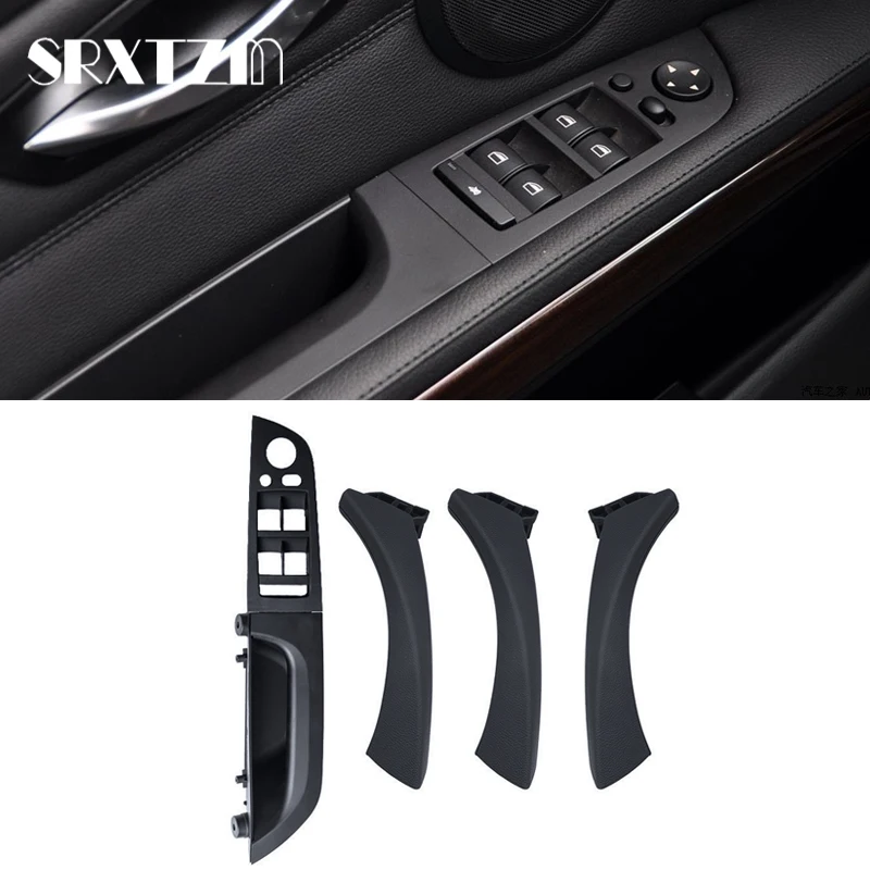 

For Bmw 3 Series E90 E91 316 318 320 325 328 2005 - 2012 Car Inner Handle Interior Door Panel Pull Trim Cover Door Handles
