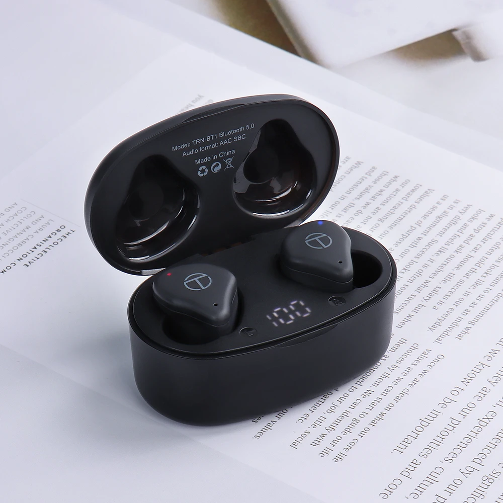 TRN BT1 1BA 1DD TWS 5 0 Bluetooth наушники беспроводные в ухо HIFI T300 VX V90s Z1 S2 E12 BT20S PRO - купить по