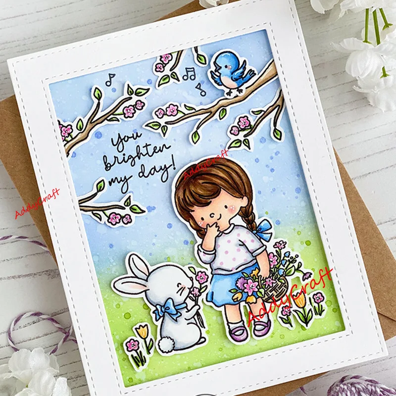 С изображением рождественской елки для девочек набор вырубных штампов и